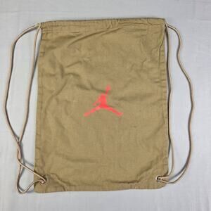 Travis Scott x Jordan 6 British Khaki Drawstring Dust Bag Cactus Jack Crimson